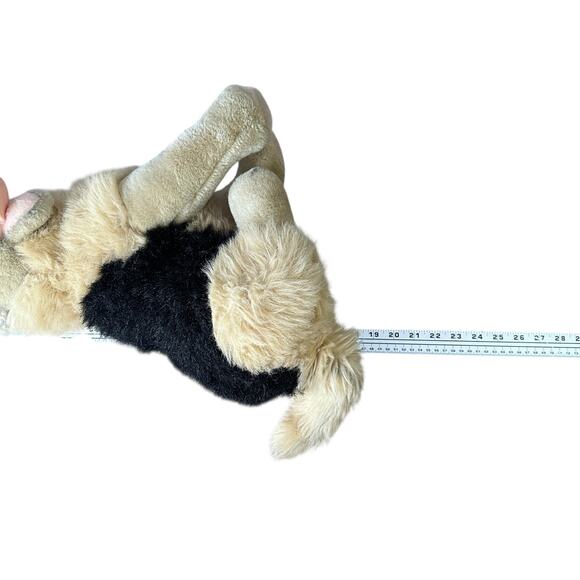 FAO Schwarz Large German Shepherd Plush Dog Stuffed Animal Mouth Open 18.5" Rare - Picture 9 of 9